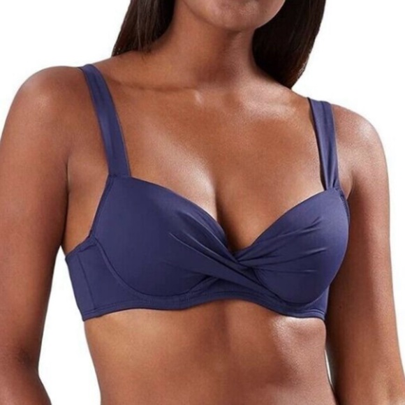 Tommy Bahama Pearl Underwire Cross-Back Bikini Top - Picture 2 of 14